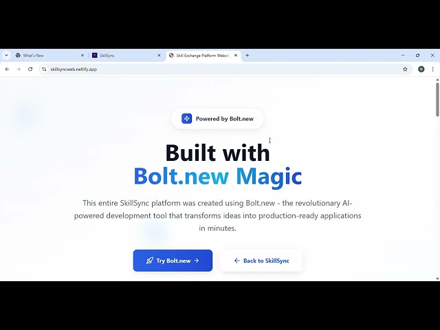 SkillSync Demo