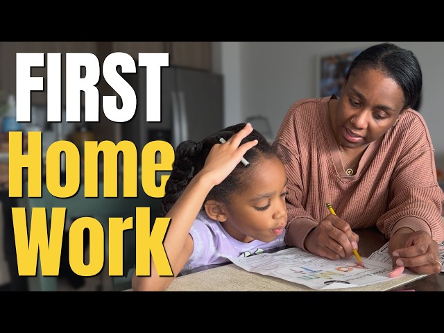 What Homework Looks Like With My Autistic Kindergartner (Special Education Public School)