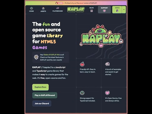 Kaplay | Fun Game Library