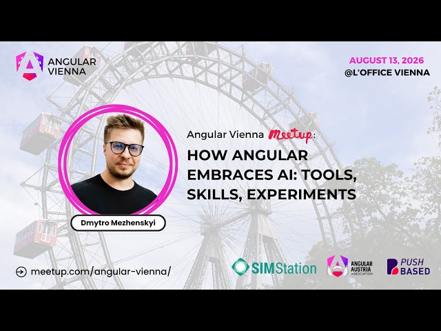 How Angular embraces AI: Tools, Skills, Experiments | Dmytro Mezhenskyi @ AngularVienna