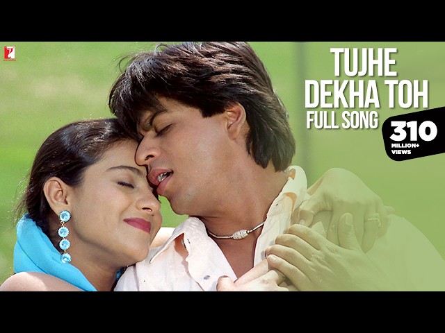 Tujhe Dekha Toh Song | Dilwale Dulhania Le Jayenge | Shah Rukh Khan, Kajol | Lata, Kumar Sanu | DDLJ