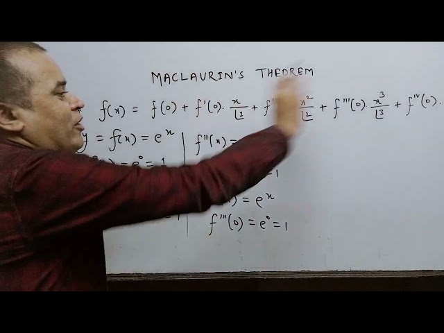 MACLAURIN's THEOREM// EXPANSION//11th,12th, Entrance