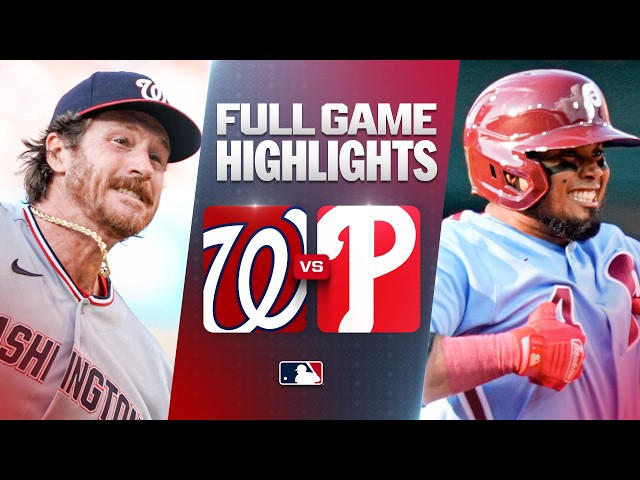NATIONALS vs. PHILLIES: Official Full Game Highlights (August 6) | 2026 MLB Season