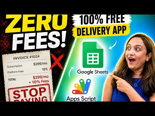 Stop Paying Platform Fees: Sell Digital Products for FREE (Google Sheets & Apps Script)