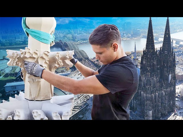 Rebuilding A Pinnacle On Cologne Cathedral
