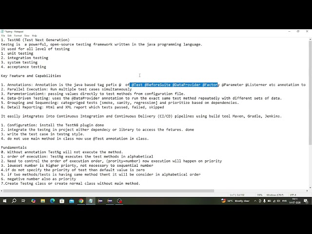 TestNG Fundamentals and TestNG XML: 1