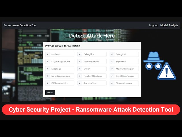 Cyber Security Project | Ransomware Attack Detection | Final Year Project
