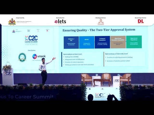 Rubnawas N on Skill Development & Future-Ready Workforce | Campus to Career Summit 2026