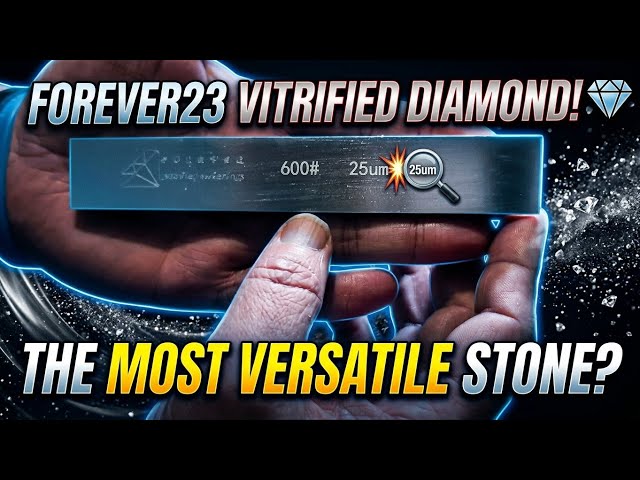 This 600 grit 25 micron vitrified diamond knife sharpening stone is incredibly versatile! 