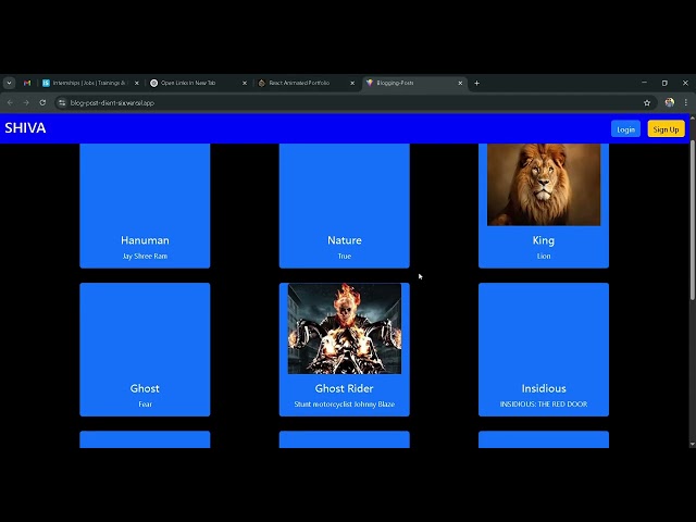 ⚡ React Portfolio Website | Type 2 Clean & Responsive Design | ReactJS + Custom CSS