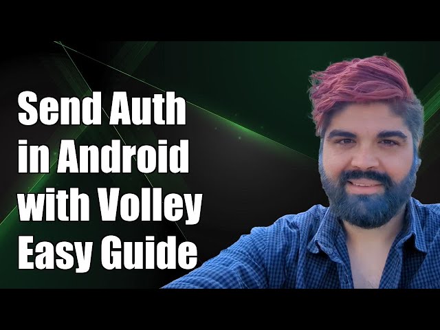 How to Send Authorization Header in Android with Volley Library