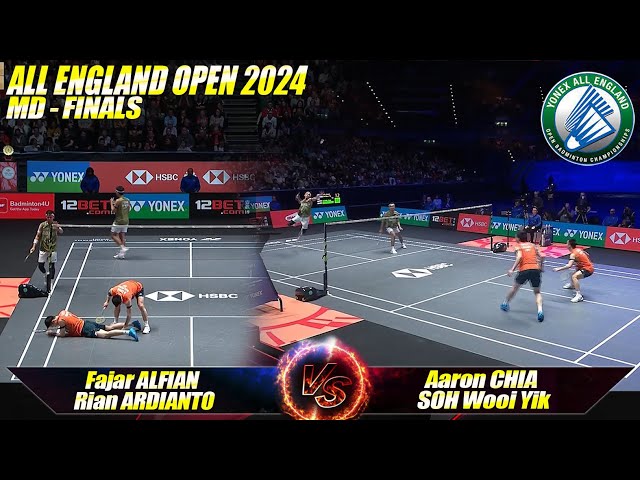 Fajar  / Rian  [INA] vs Aaron CHIA / SOH Wooi Yik [MAS] | All England Open 2024 | FINALS