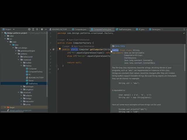 Understanding the Factory Design Pattern