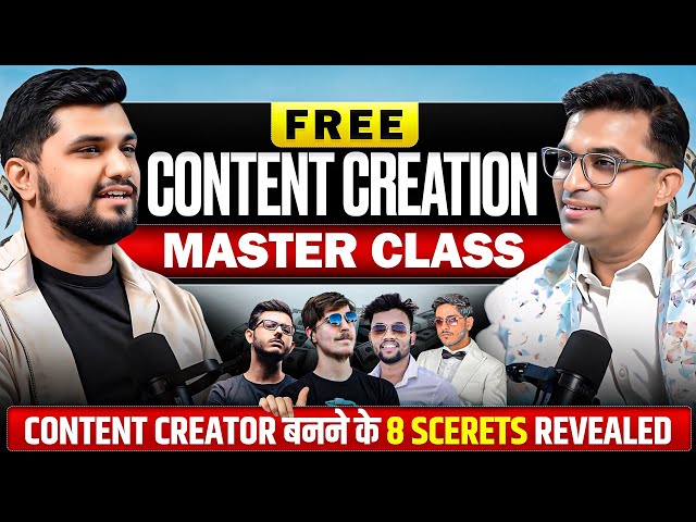 Free Masterclass 2025: 8 Proven Formulas to Become a Pro Content Creator @ZeeshanShaikh