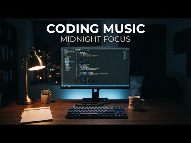 Coding Music for Concentration | Midnight Focus Lofi (1 Hour)