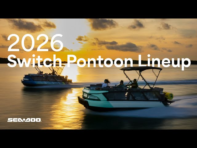 2026 Switch Pontoon Lineup | Sea-Doo
