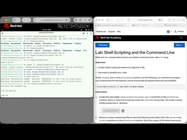 1  Section 1 7: Lab: Shell Scripting and the Command Line