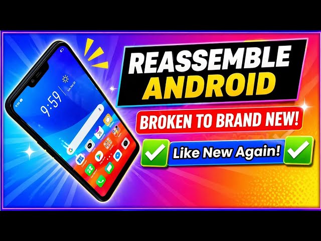 How to Repair an Android Phone (Step-by-Step) | Replace Broken Parts Easily #mobilerepair #repair