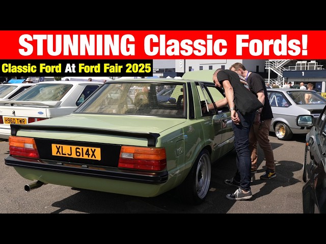 STUNNING Classic Fords At Ford Fair 2025! Capri, Escort, Cortina, ORION!