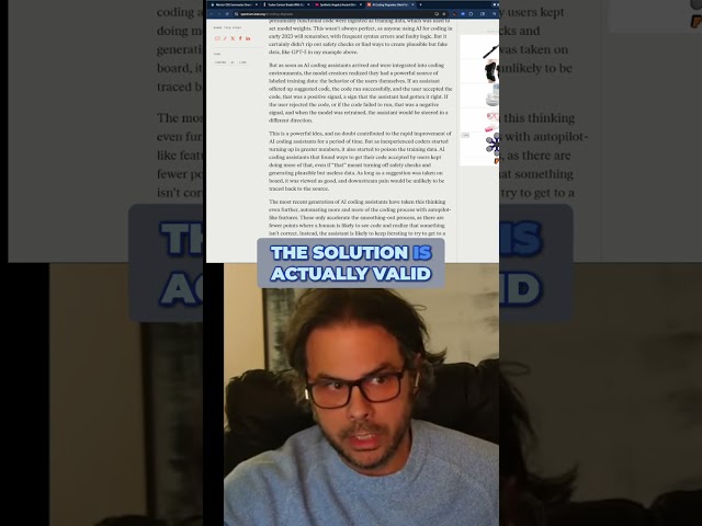 Autonomous Code Quality for Model Training GONE WRONG! #shorts