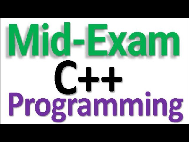 C++ programming 👉🏿Mid Exam|Questions & Answers|for Freshman Students|pre engineering|በአማረኛ