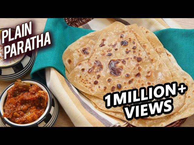 Plain Paratha Recipe - Homemade Paratha Recipe - Paratha Recipe Indian - How To Make Paratha - Ruchi