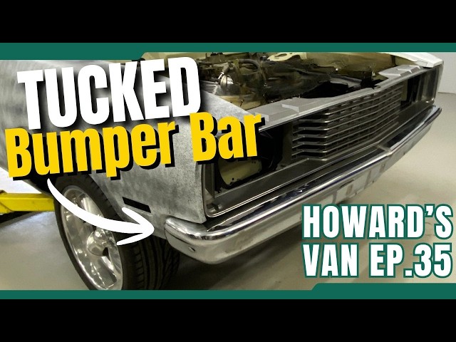 How to Cut & Tuck Front Bumper Bar on XC Panel Van Restoration | Magnum Force