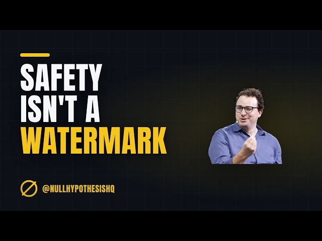 Your AI Watermark Is Optional. That’s Not the Worst Part