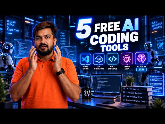 5 FREE AI Coding Tools Every Developer Should Know in 2026