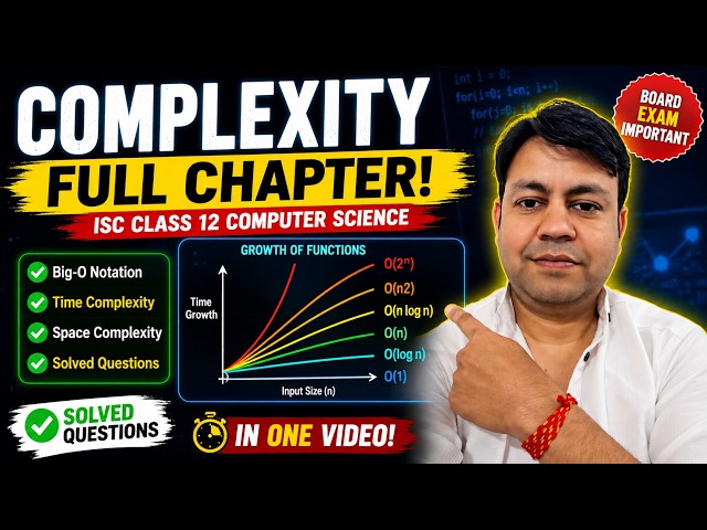 ISC Class 12 Computer Science Complexity