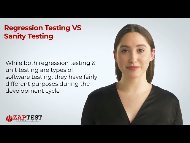 Regression Testing VS  Sanity Testing