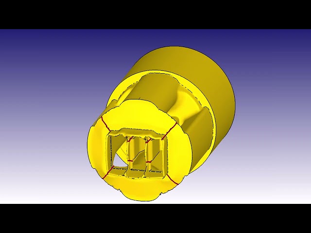 Impact Beam Extrusion Simulation