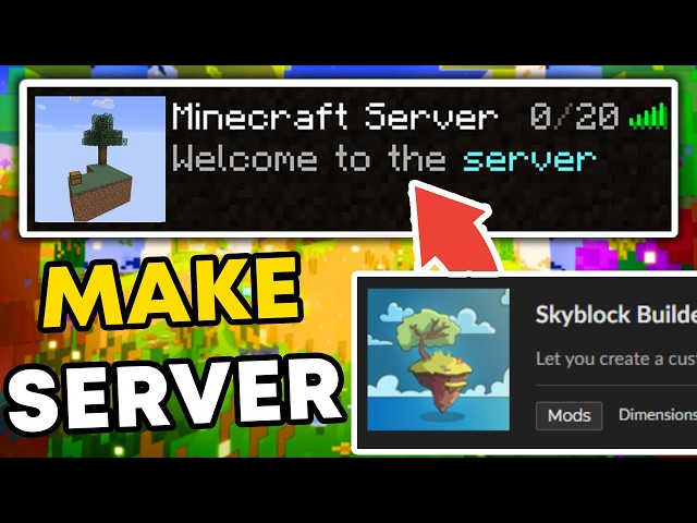 How to Make a SkyBlock Minecraft Server (Easy Setup)