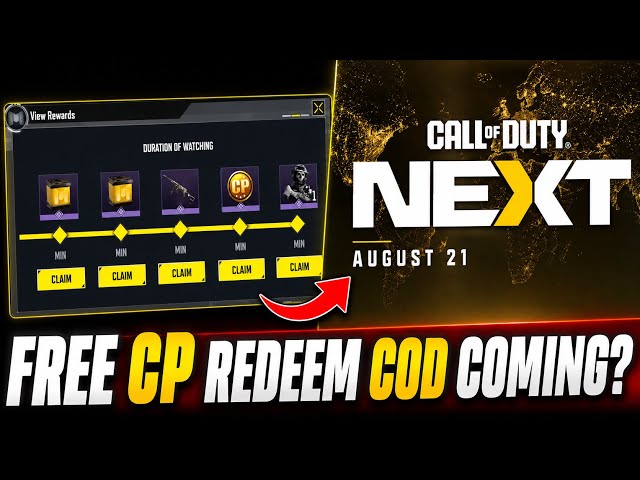 COD NEXT IS COMING! FREE CP & SECRET REWARDS! 🎁🔥