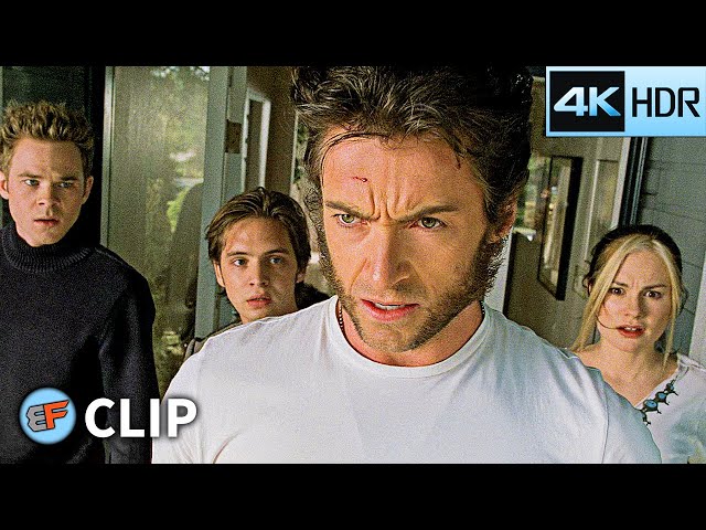 Pyro Unleashes His Power Scene | X-Men 2 (2003) 4K HDR Movie Clip
