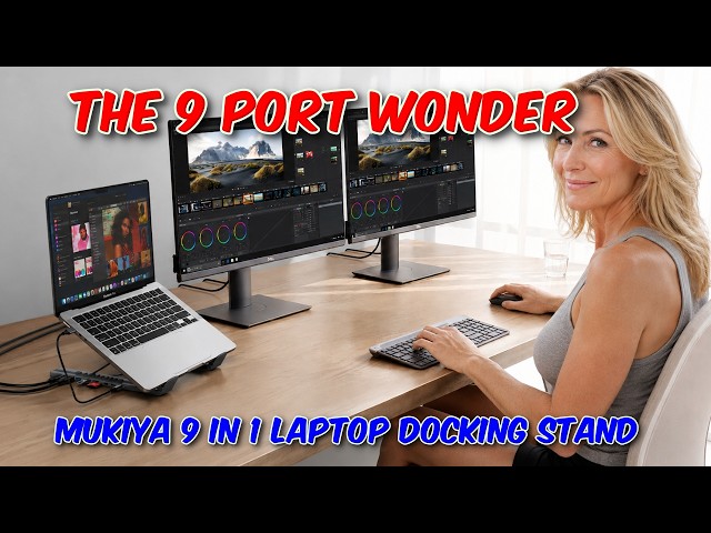 The 9 in 1 Wonder - Mukiya Laptop Docking Stand