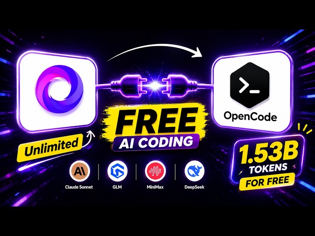 OpenCode For Free With 1.53B Tokens (OmniRoute Setup)