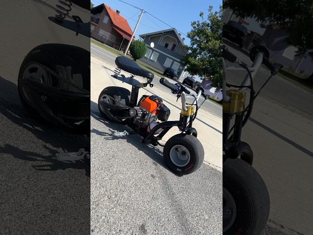 Homemade Mini TRIMMER 50cc Motorcycle !? #motorcycle #trimmer #50cc #diy #homemade #minimotorcycle