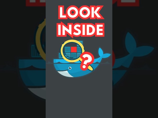 See Inside Your Docker Container in 15 Seconds 🐳 #Shorts