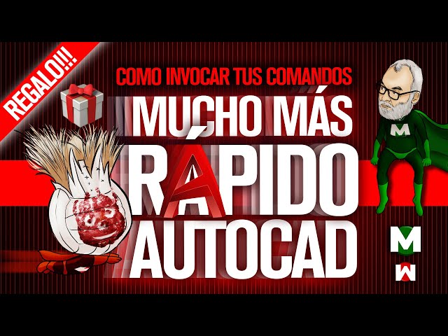 🎁 AutoCAD comandos RAPIDOS | Atajos de teclado | Alias | PGP | ingles español | TRUCOS | TUTORIAL 🎁