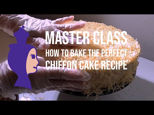 Easy chiffon cake recipe | easy cake baking tutorial