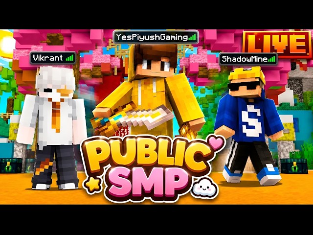 Minecraft's Best Public Survival SMP Server | Java, PE & Pojav | 24/7 Online | Free to Join