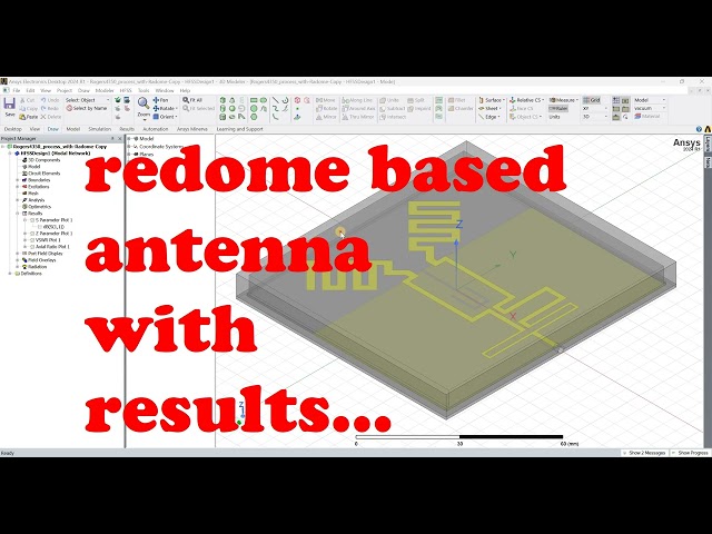 redome antenna using artificial intelligence AI machine learning train cst