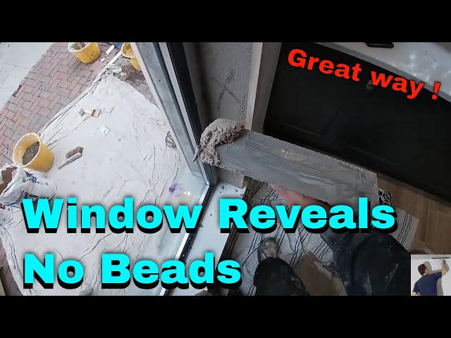 Float & Set Window Reveals Old School how to fit the batons rules loads advice & tips