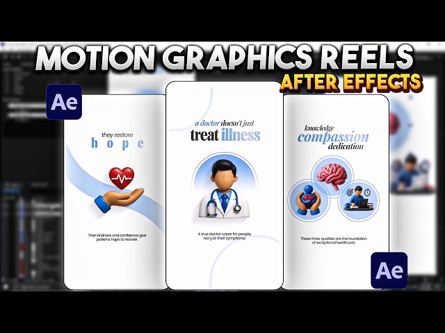 How to Create Motion Graphics Reels in After Effects | Beginner Tutorial