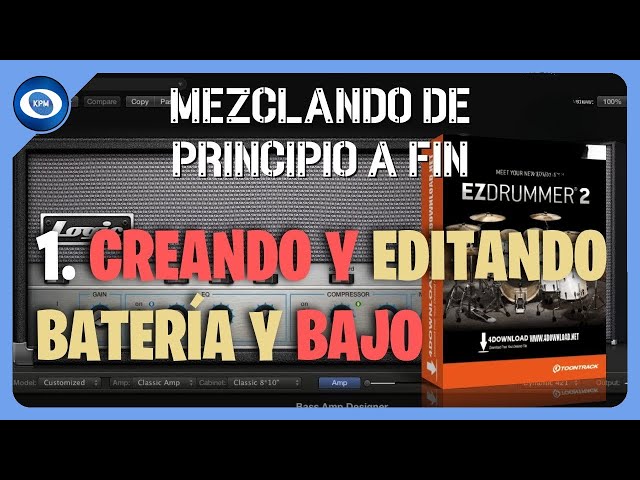 Crea BATERÍAS y BAJOS PRO en Logic Pro X FÁCIL 🥁 (Mezcla Pt 1)