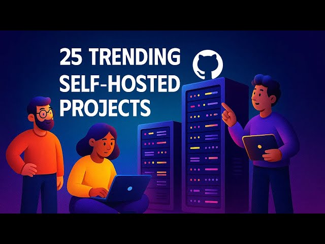 25 Self-Hosted Projects on GitHub: RefRef, Vikunja, Swing Music, Domain Watchdog, Glance, BookLore
