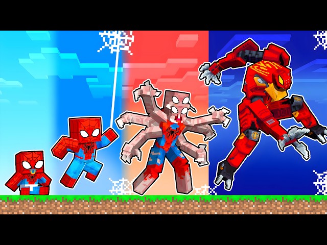 Upgrading SPIDER-MAN Into a GOD in Minecraft