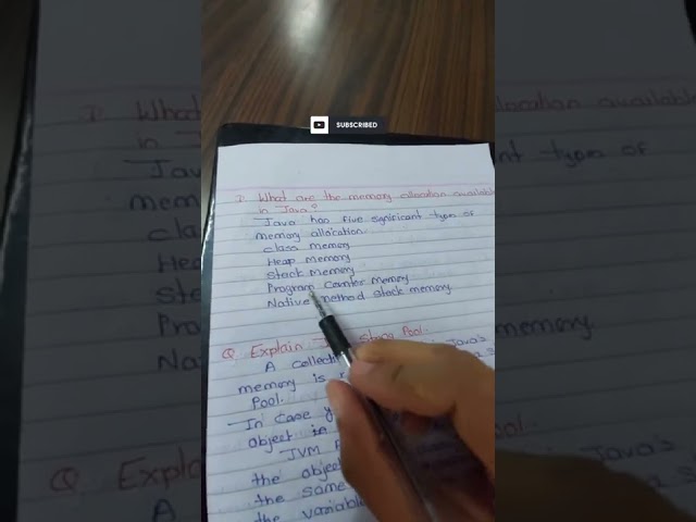 Memory Allocation in Java #shorts