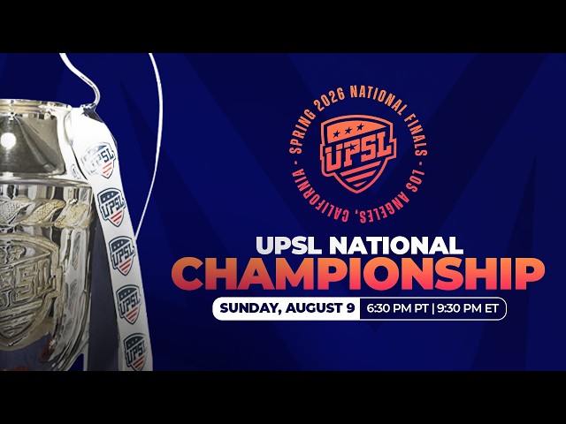 ENG | UPSL 2026 Spring National Championship | 08.09.2026